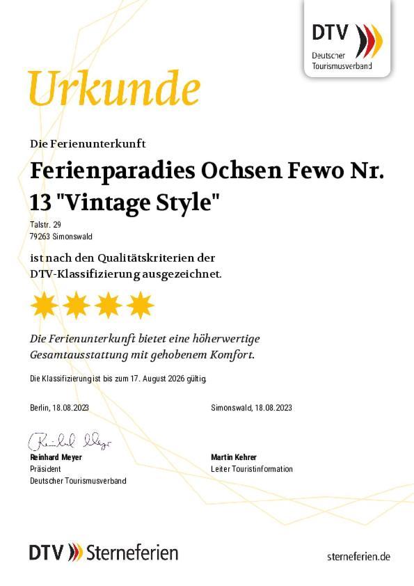 Moderne 3 Zi-Fewo "Vintage Style" 70 Qm Naehe Freiburg Leilighet Simonswald Eksteriør bilde